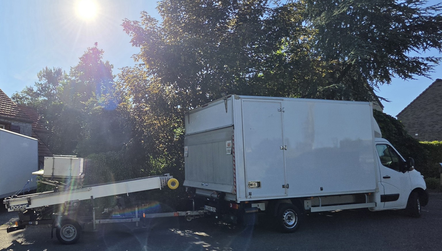 Camion et lift tractable